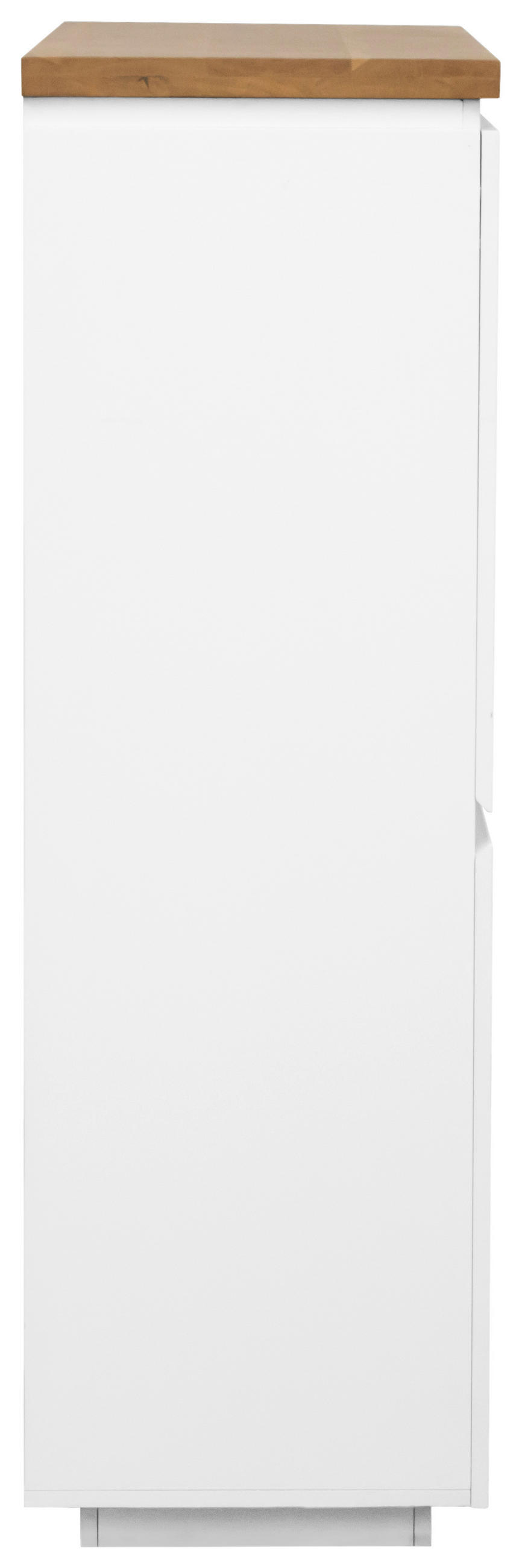 HIGHBOARD  120/120/41,5 cm  - Eichefarben/Weiß, KONVENTIONELL, Holz/Holzwerkstoff (120/120/41,5cm) - Novel