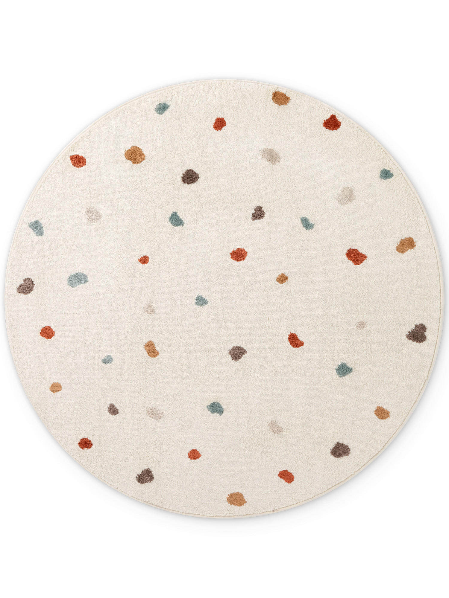 KINDERTEPPICH 160 cm Adventures Punkte  - Multicolor/Creme, LIFESTYLE, Kunststoff/Textil (160cm) - Hanse Home