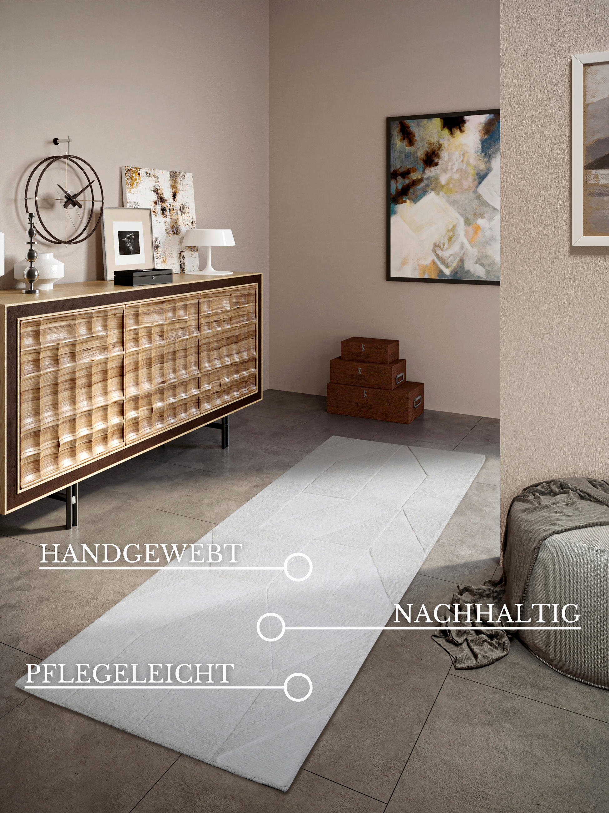 LÄUFER 80/250 cm Kollektion 1906 Creme  - Creme, Design, Textil (80/250cm) - Villeroy & Boch