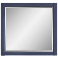 WANDSPIEGEL 85/80/3 cm  - Blau/Lärchefarben, Lifestyle, Glas/Holzwerkstoff (85/80/3cm) - Landscape