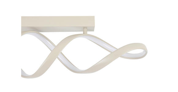 LED-DECKENLEUCHTE 80/17/23 cm   - Sandfarben, Design, Kunststoff/Metall (80/17/23cm) - Novel