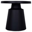 BEISTELLTISCH 49/49/45,5 cm Schwarz rund  - Schwarz, Design, Metall (49/49/45,5cm) - Xora