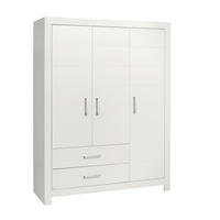ORMAR ZA ODJEĆU  FIONA  - bijela/srebrne boje, Basics, drvni materijal/plastika (110,0/205,3/55,3cm) - Paidi