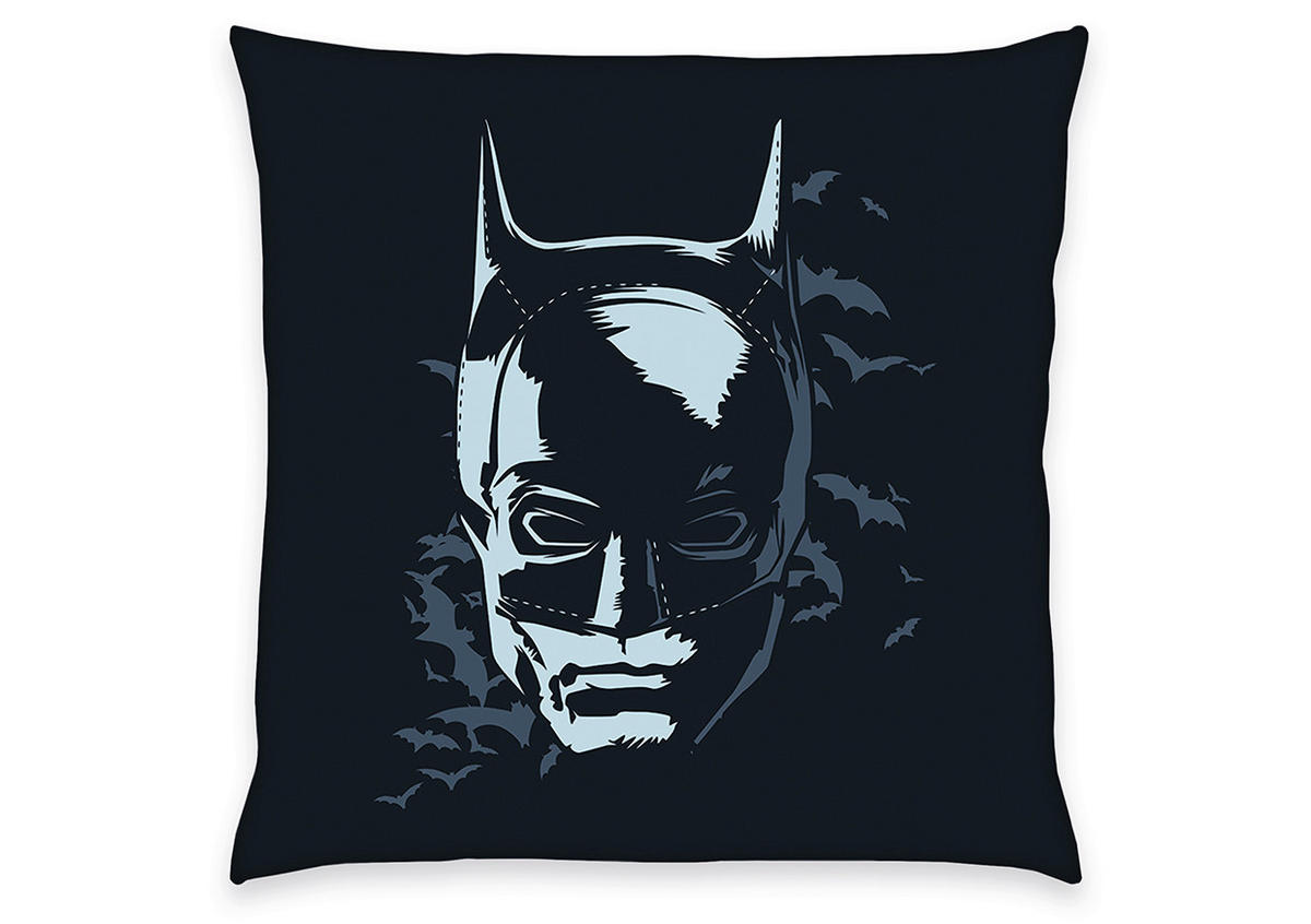 JUGENDBETTWÄSCHE BATMAN Renforcé 135/200 cm  - Blau/Schwarz, Basics, Textil (135/200cm) - Herding