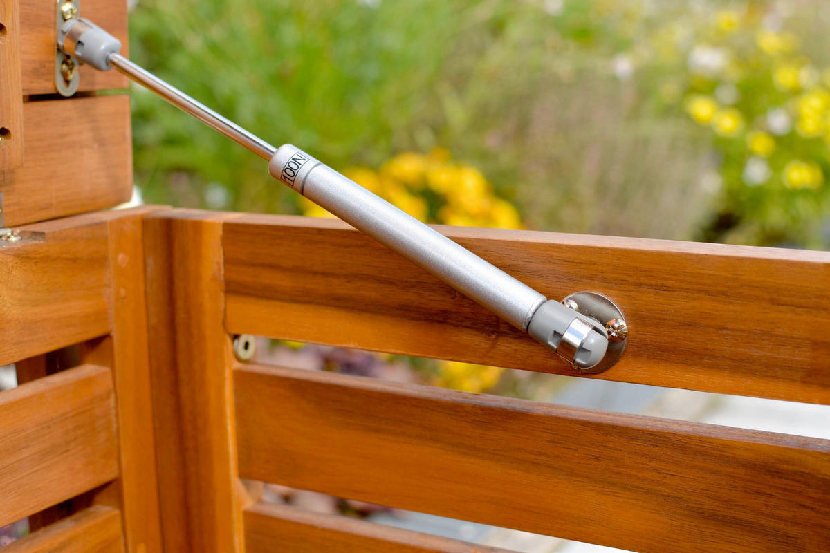 SICHTSCHUTZ - Akaziefarben, KONVENTIONELL, Holz (80/170/45cm) - Gardenson