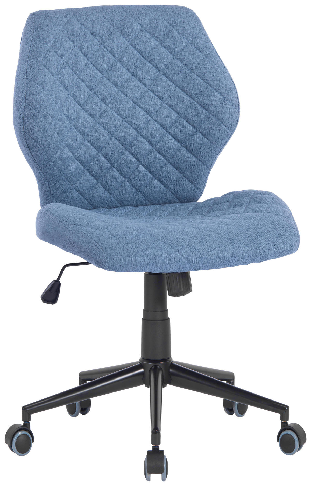 OTOČNÁ STOLIČKA, tkaná textília, modrá - modrá/čierna, Modern, kov/textil (51/90-98/51cm) - Carryhome