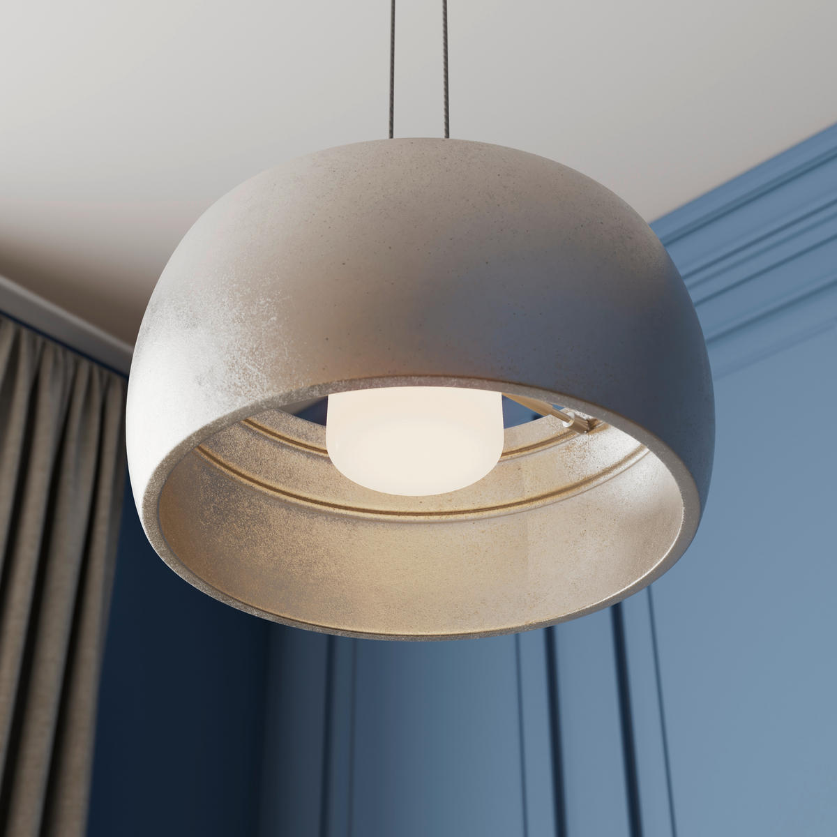 LED-HÄNGELEUCHTE Colette 65/21/150 cm  - Nickelfarben, Design, Metall (65/21/150cm) - Fischer & Honsel