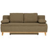 SCHLAFSOFA in Webstoff Hellgrün  - Naturfarben/Hellgrün, KONVENTIONELL, Holz/Textil (203/95/96cm) - Venda