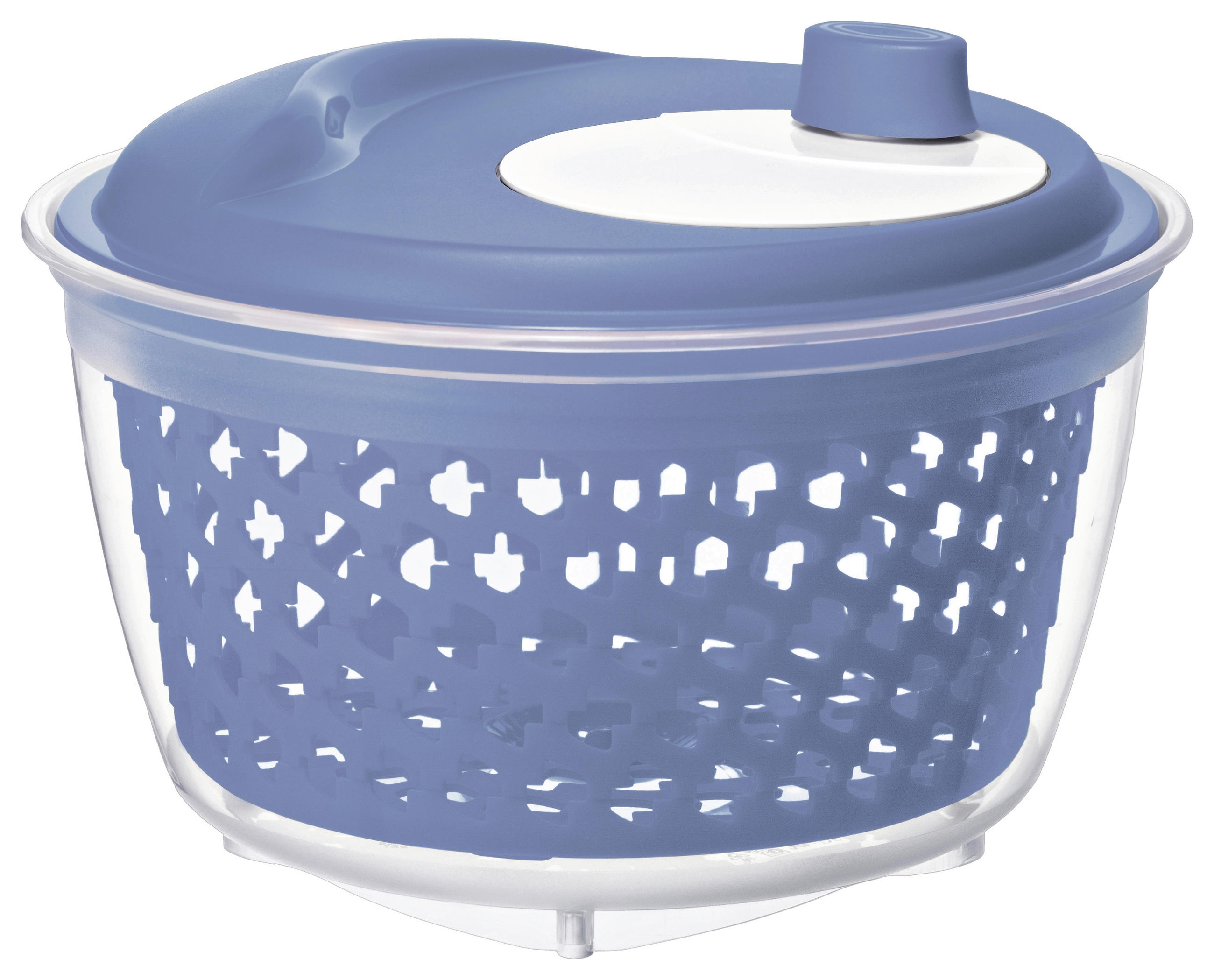 SALATSCHLEUDER FRESH  - Blau, Basics, Kunststoff (25/25/16,5cm) - Rotho