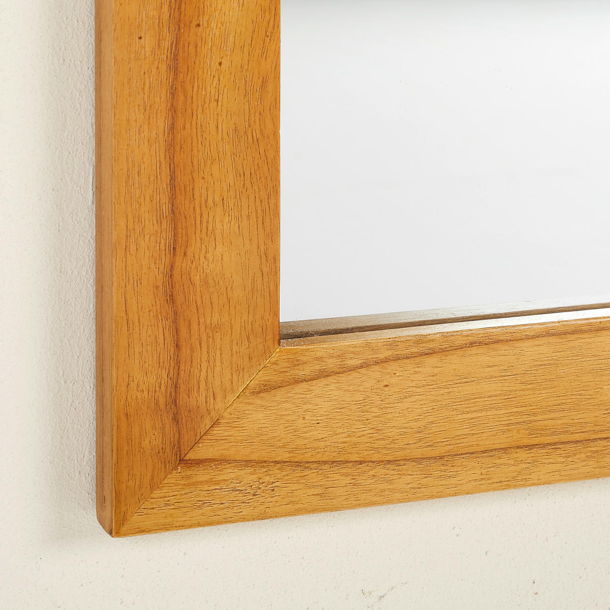SPIEGEL 50/160/3 cm  - Hellbraun/Naturfarben, Natur, Glas/Holz (50/160/3cm) - MID.YOU