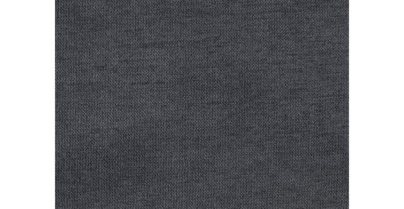 SOFA in Flachgewebe Grau - Chromfarben/Grau, KONVENTIONELL, Textil/Metall (190/86/97cm) - Novel