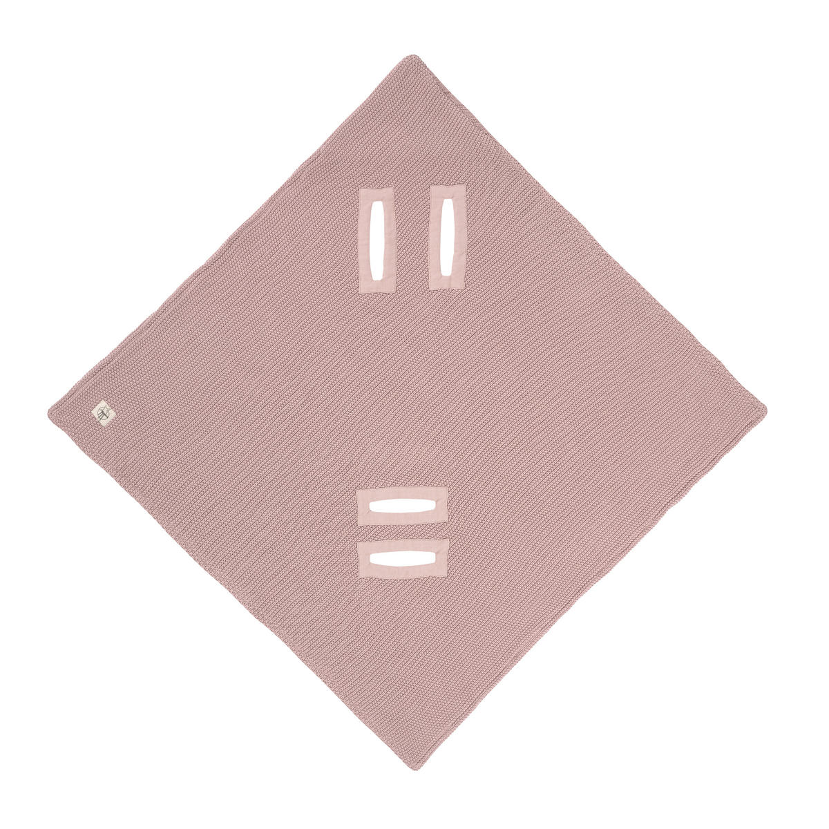 EINSCHLAGDECKE      - Hellrosa/Grau, Basics, Textil (78/0,5/78cm) - Lässig