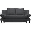 SCHLAFSOFA in Anthrazit  - Anthrazit/Schwarz, Design, Textil/Metall (200/85/90cm) - Xora
