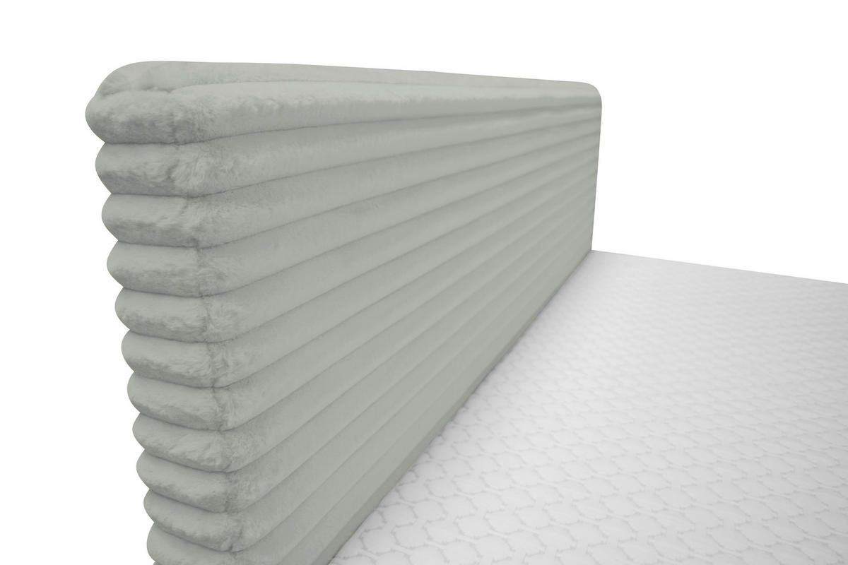 BOXBETT 180/200 cm  in Grau  - Schwarz/Grau, Design, Holz/Holzwerkstoff (180/200cm) - Xora