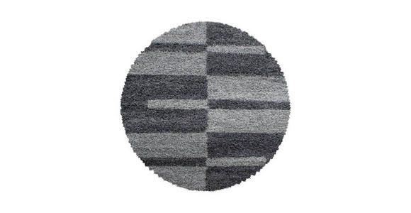 HOCHFLORTEPPICH 120 cm Gala Grau - Grau, Design, Textil (120cm) - Novel