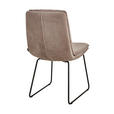 STUHL - Silberfarben/Schwarz, Design, Textil/Metall (48/90/69cm) - Johann Jakob