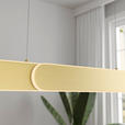 LED-HÄNGELEUCHTE  115/7,5/150 cm    - Messingfarben, Design, Metall (115/7,5/150cm) - Dieter Knoll