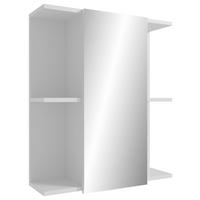 SPIEGELSCHRANK 60/71/20 cm  - Weiss, Modern, Glas/Holzwerkstoff (60/71/20cm) - MID.YOU