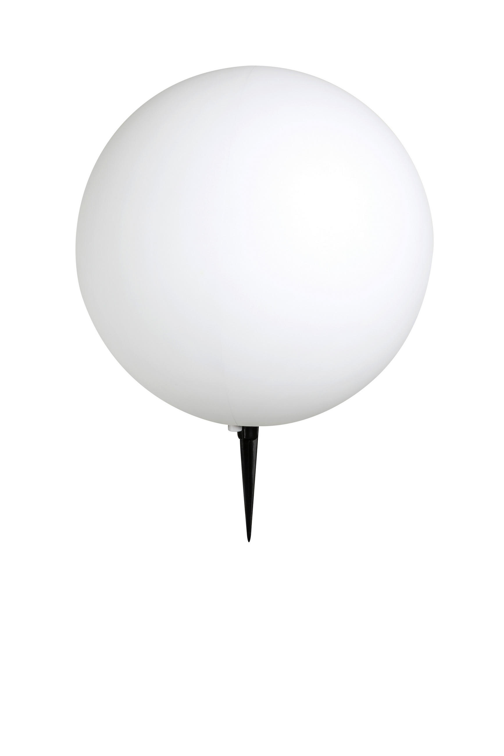 AUßENSTEHLEUCHTE Toula 40/56 cm   - Schwarz/Weiß, Design, Kunststoff (40/56cm) - Globo