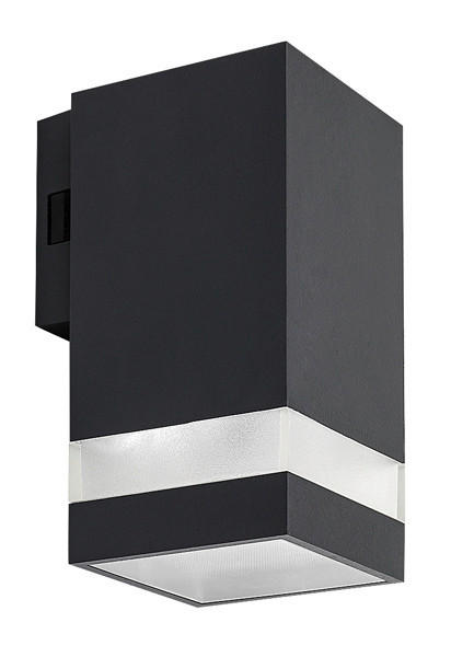 VENKOVNÍ LED SVÍTIDLO 7,7/7,7/15 cm - průhledné/antracitová, Basics, plast (7,7/7,7/15cm)