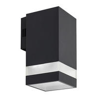 VENKOVNÍ LED SVÍTIDLO 7,7/7,7/15 cm - průhledné/antracitová, Basics, plast (7,7/7,7/15cm)