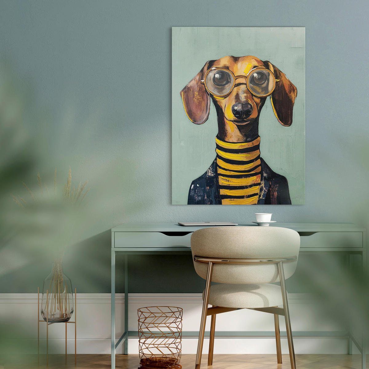 LEINWANDBILD Tiere 70/100 cm  - Multicolor, Basics, Holz/Textil (70/100cm)