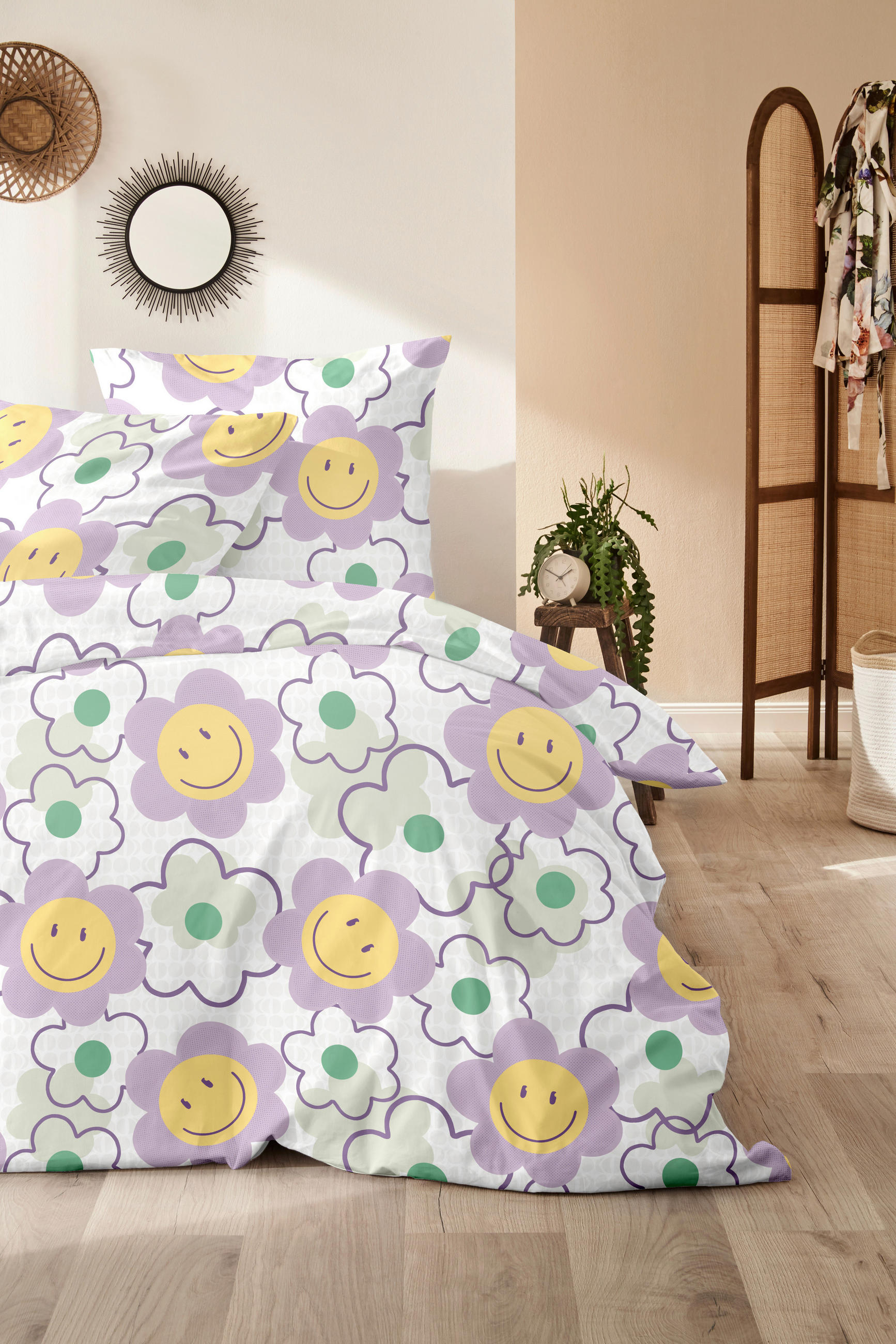 BETTWÄSCHE Renforcé 135/200 cm  - Multicolor, Basics, Textil (135/200cm)