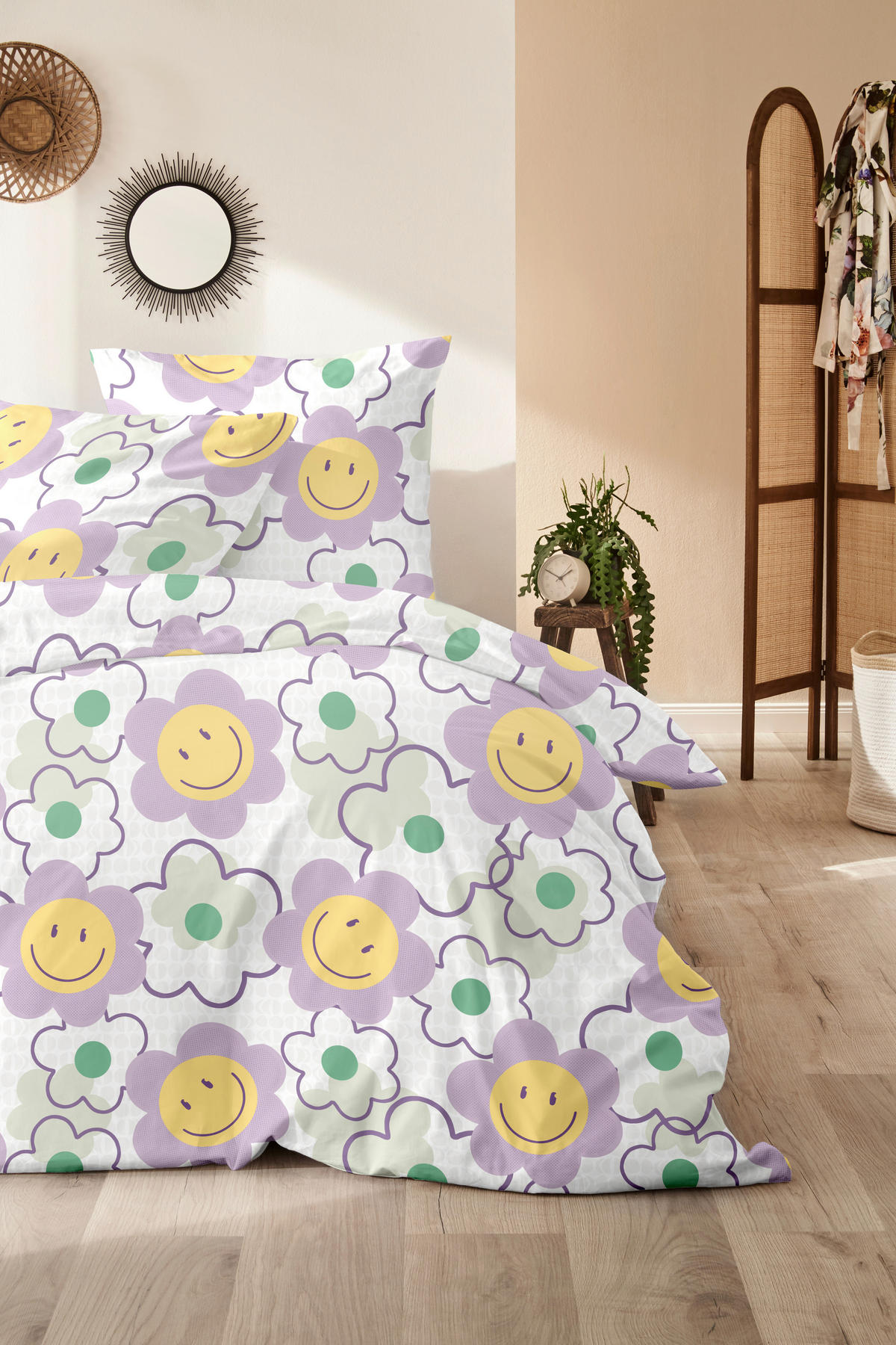 BETTWÄSCHE Renforcé 135/200 cm  - Multicolor, Basics, Textil (135/200cm)