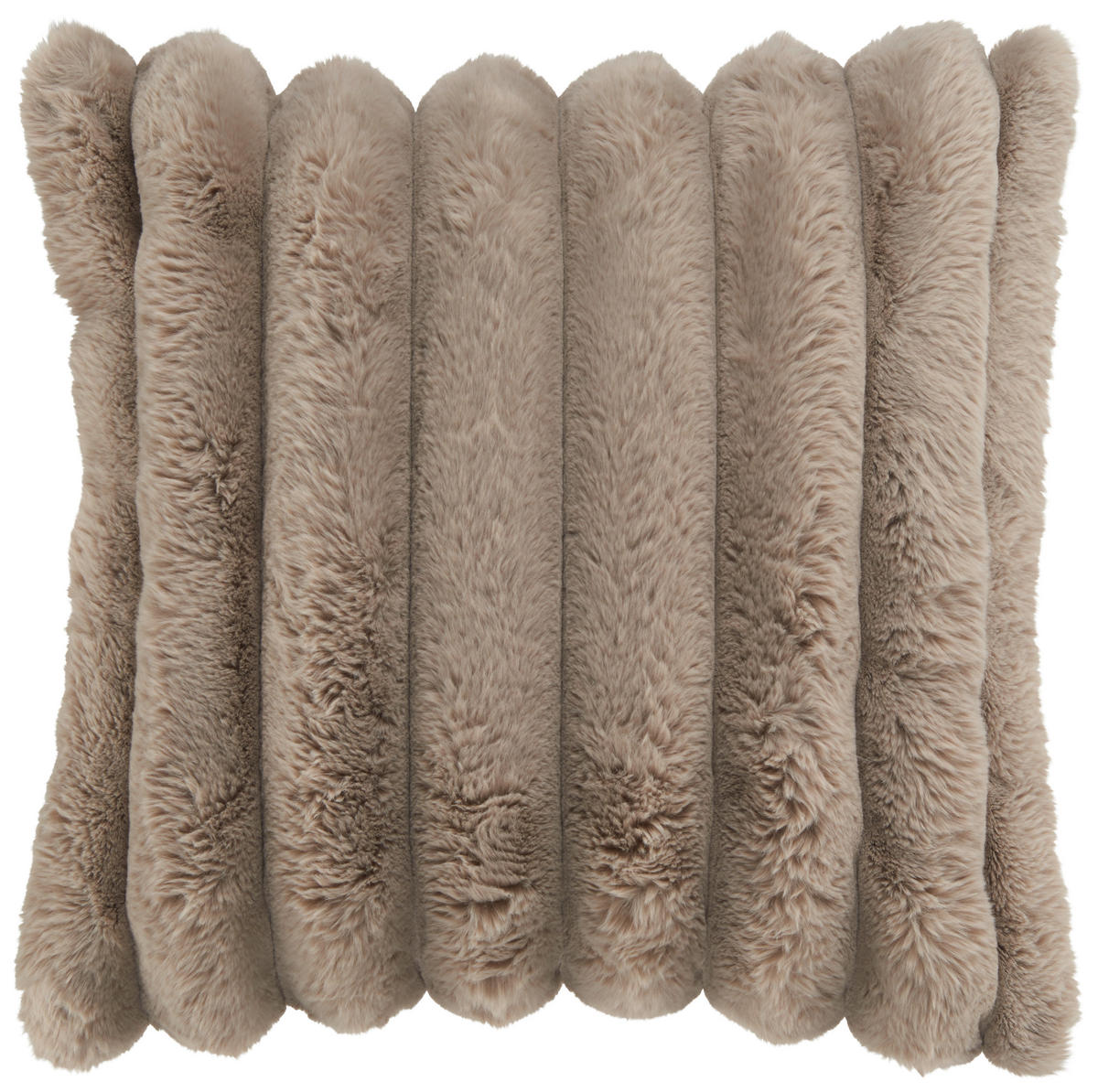 POTAH NA POLŠTÁŘ Z KOŽEŠINY  48/48 cm - textil (48/48cm) - Novel