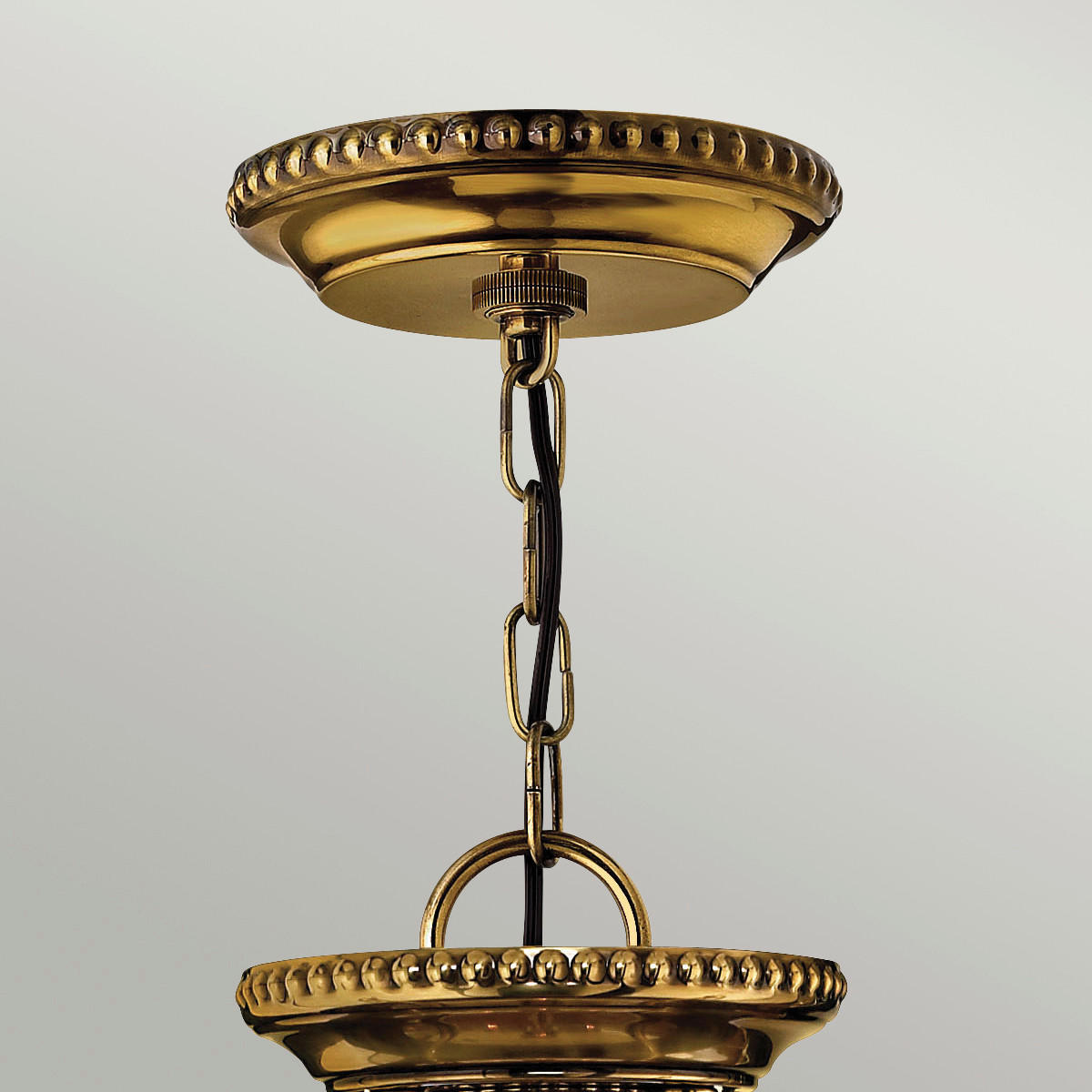 HÄNGELEUCHTE 53.9/66 cm    - Messingfarben, Konventionell, Glas/Metall (53.9/66cm) - Elstead Lighting