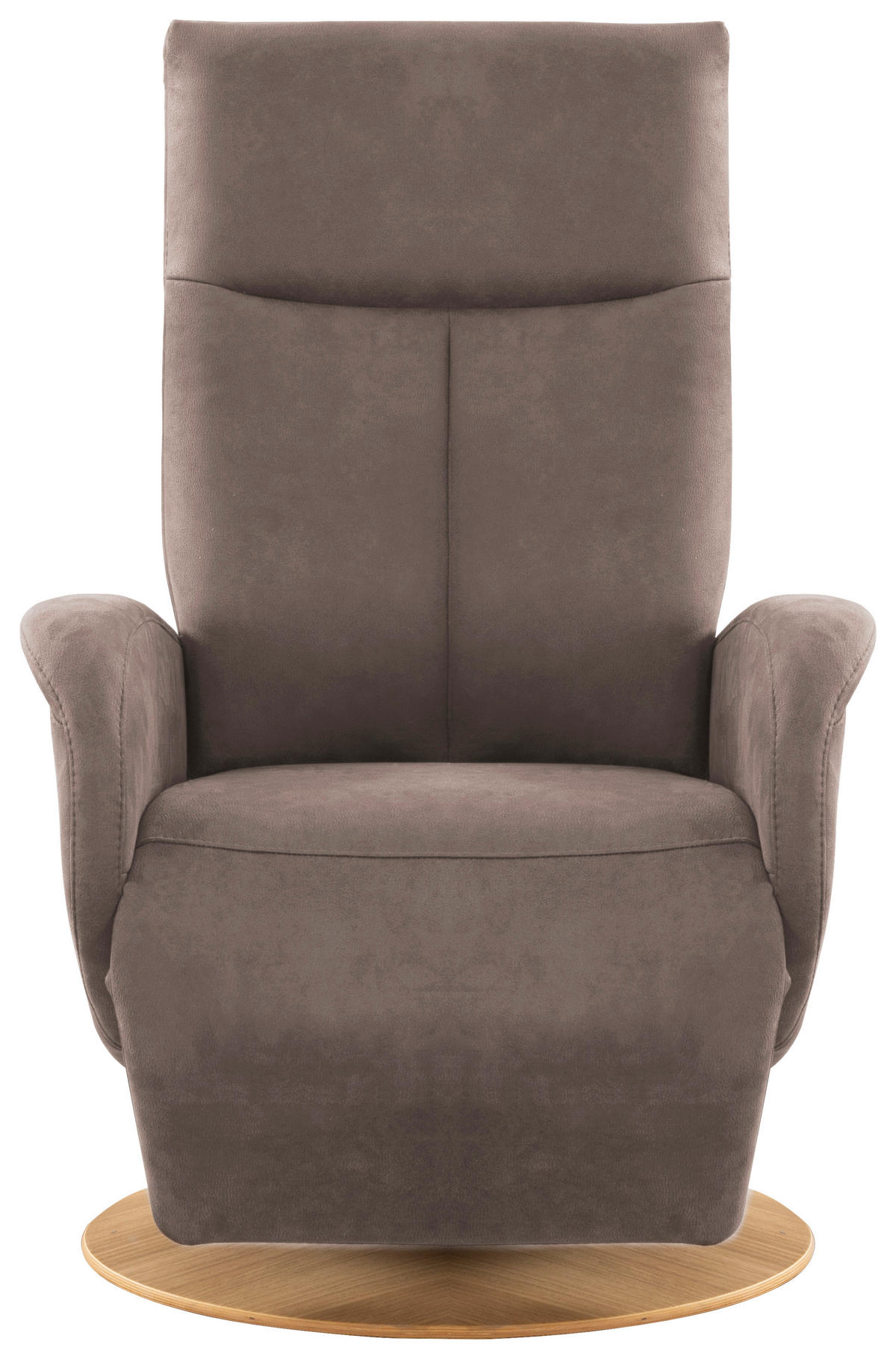 DREHSTUHL  in Mikrofaser Graubraun  - Eichefarben/Graubraun, Konventionell, Holz/Textil (75/112/82cm) - Sit & More