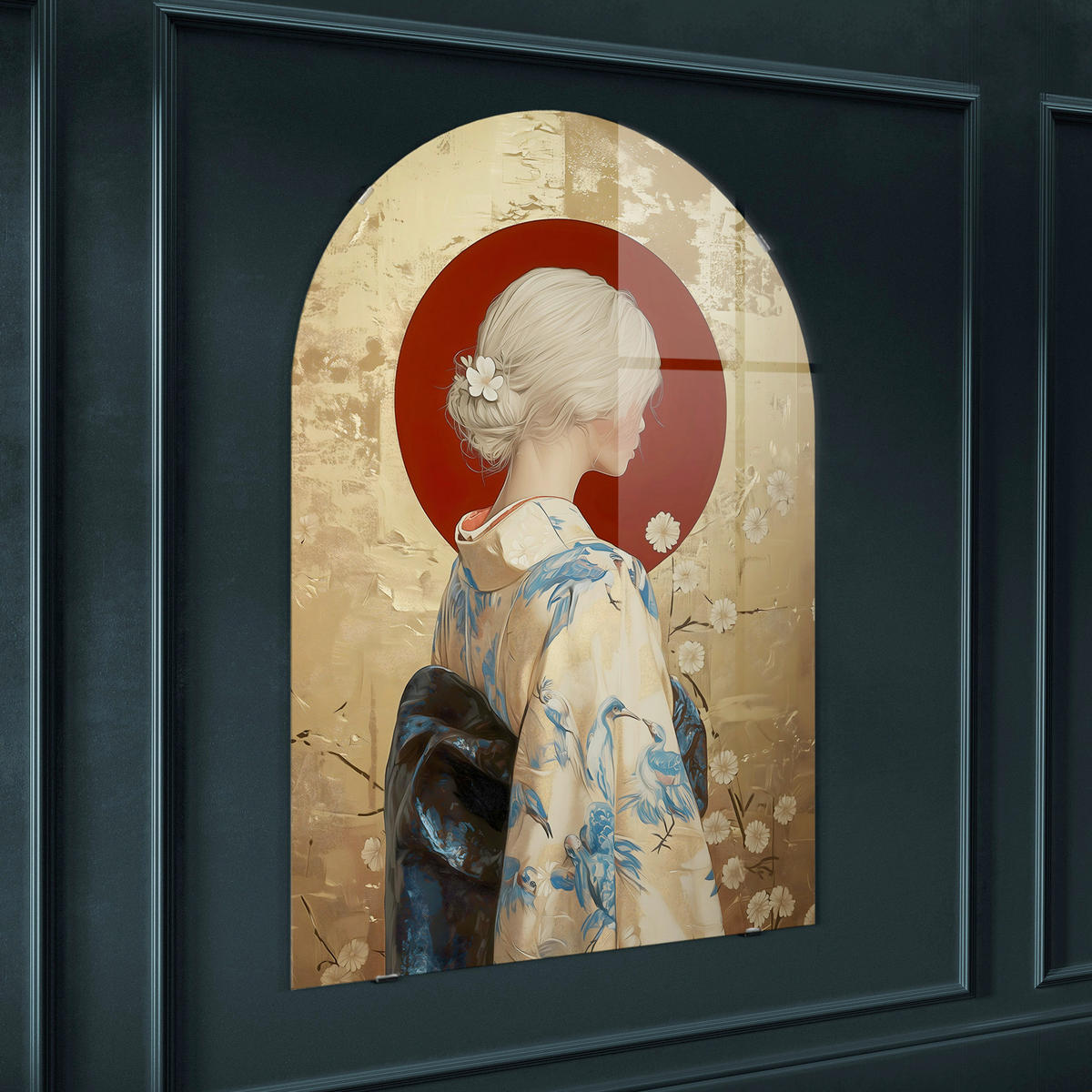 GLASBILD 70/100 cm  - Multicolor, Basics, Glas/Papier (70/100cm)