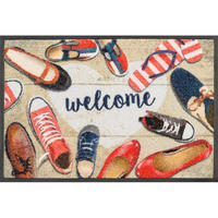 FUßMATTE  40/60 cm  Multicolor  - Multicolor, KONVENTIONELL, Kunststoff/Textil (40/60cm) - wash+dry