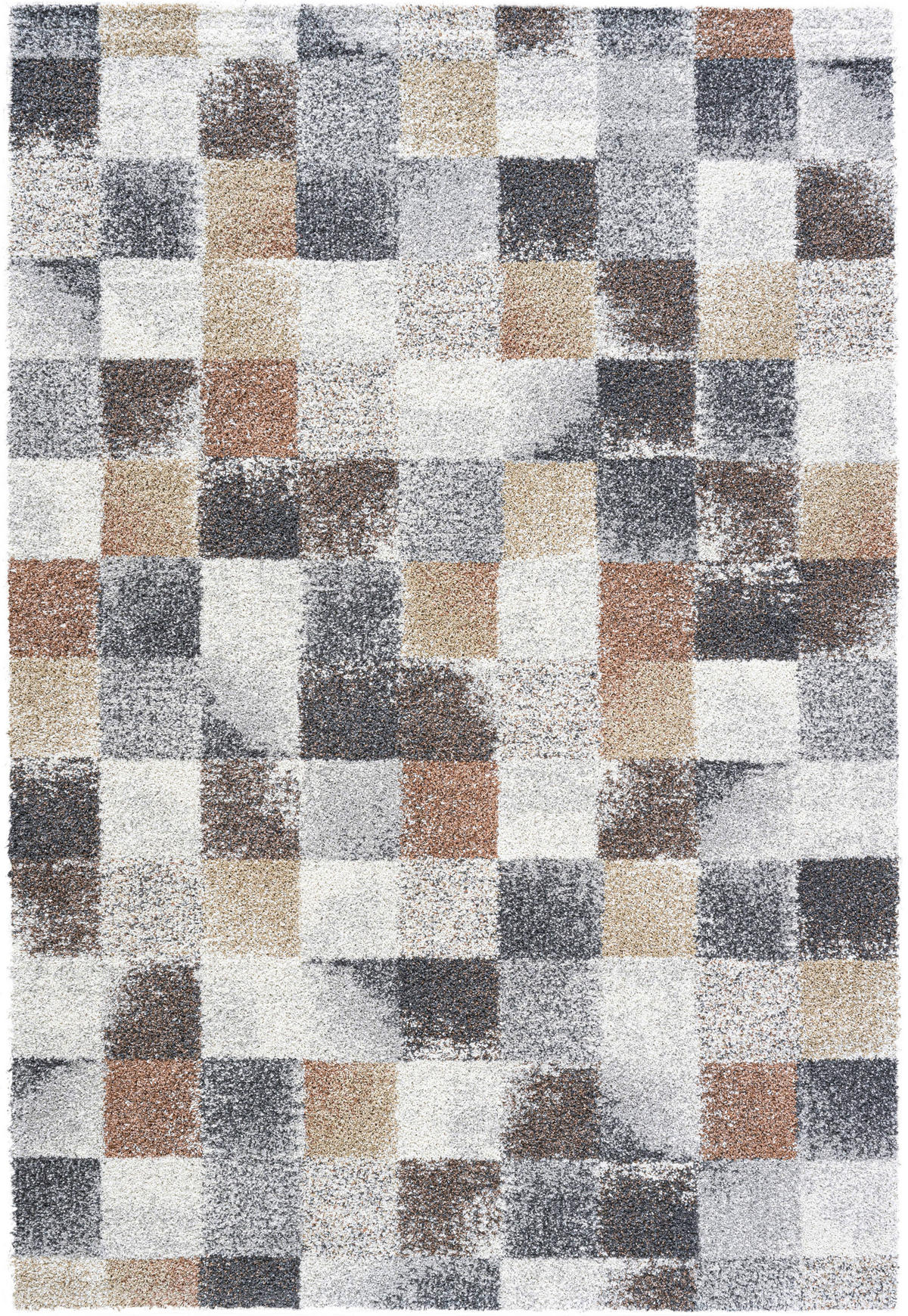 WEBTEPPICH 120/170 cm Mehari Goldfarben, Dunkelgrau, Terracotta  - Dunkelgrau/Goldfarben, KONVENTIONELL, Kunststoff/Textil (120/170cm)