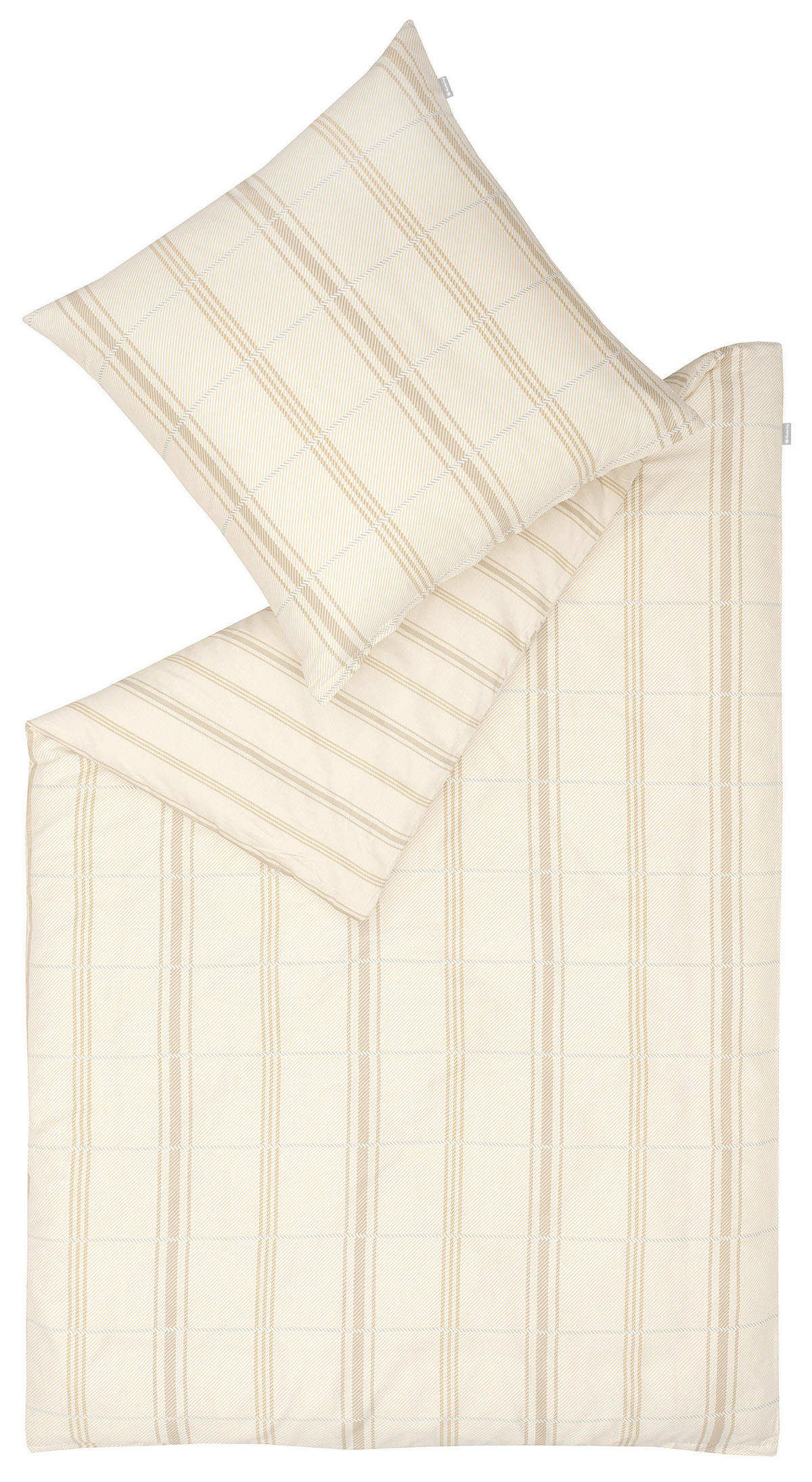 WENDEBETTWÄSCHE MR-Square Satin 155/220 cm  - Beige/Creme, Basics, Textil (155/220cm) - Musterring