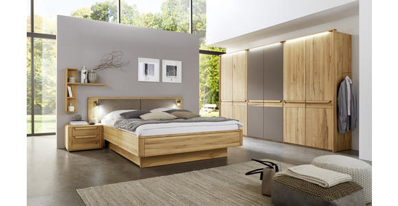 SCHLAFZIMMER Braun, Buchefarben - Buchefarben/Braun, Design, Holz (180/200cm) - Valnatura