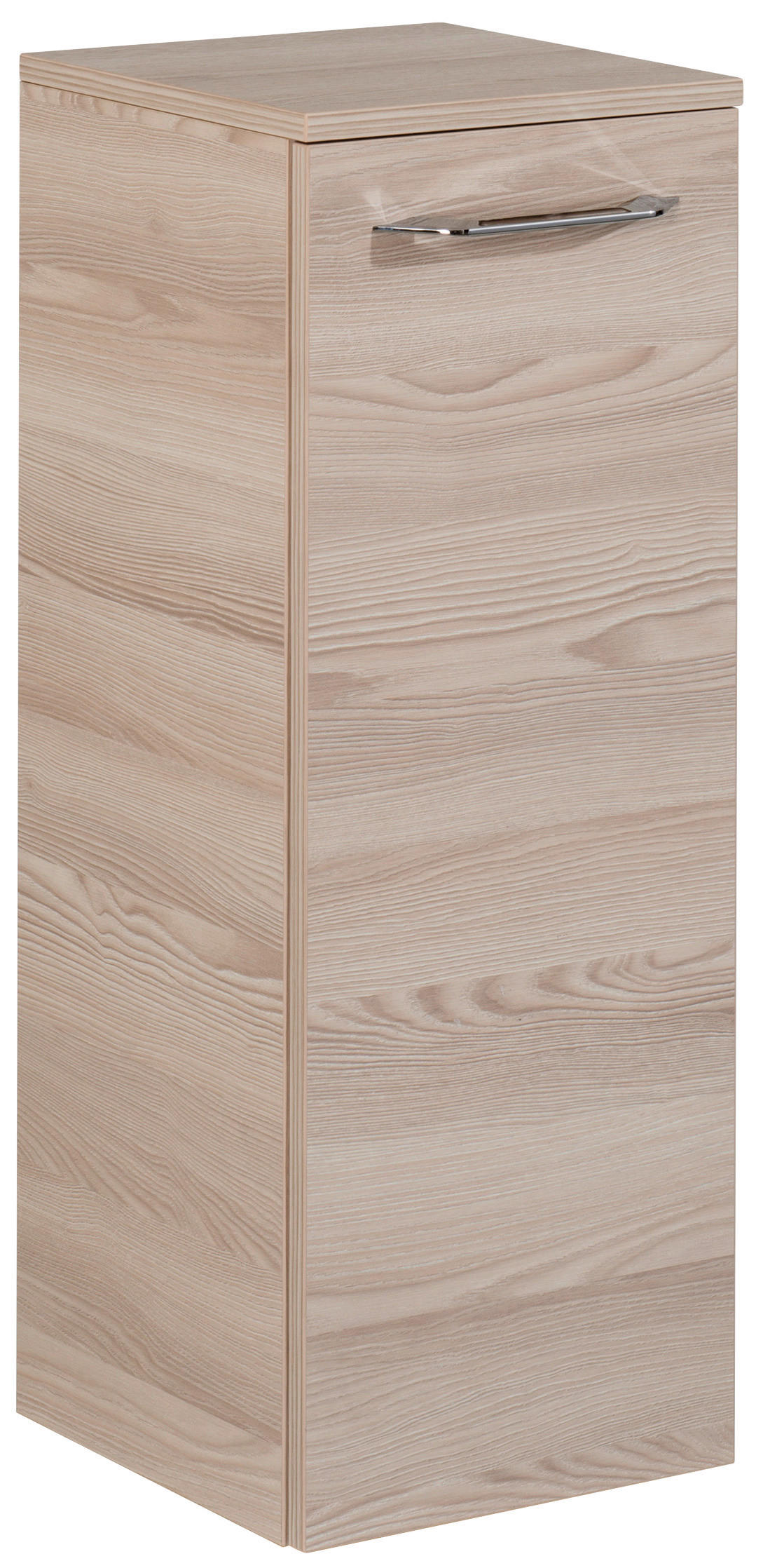 UNTERSCHRANK 30,5/81/32 cm - Eschefarben/Alufarben, MODERN, Glas/Holzwerkstoff (30,5/81/32cm) - MID.YOU