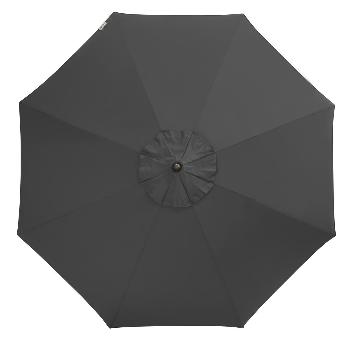 SONNENSCHIRM 350 cm Anthrazit  - Eschefarben/Anthrazit, Design, Textil/Metall (350/350cm) - Doppler