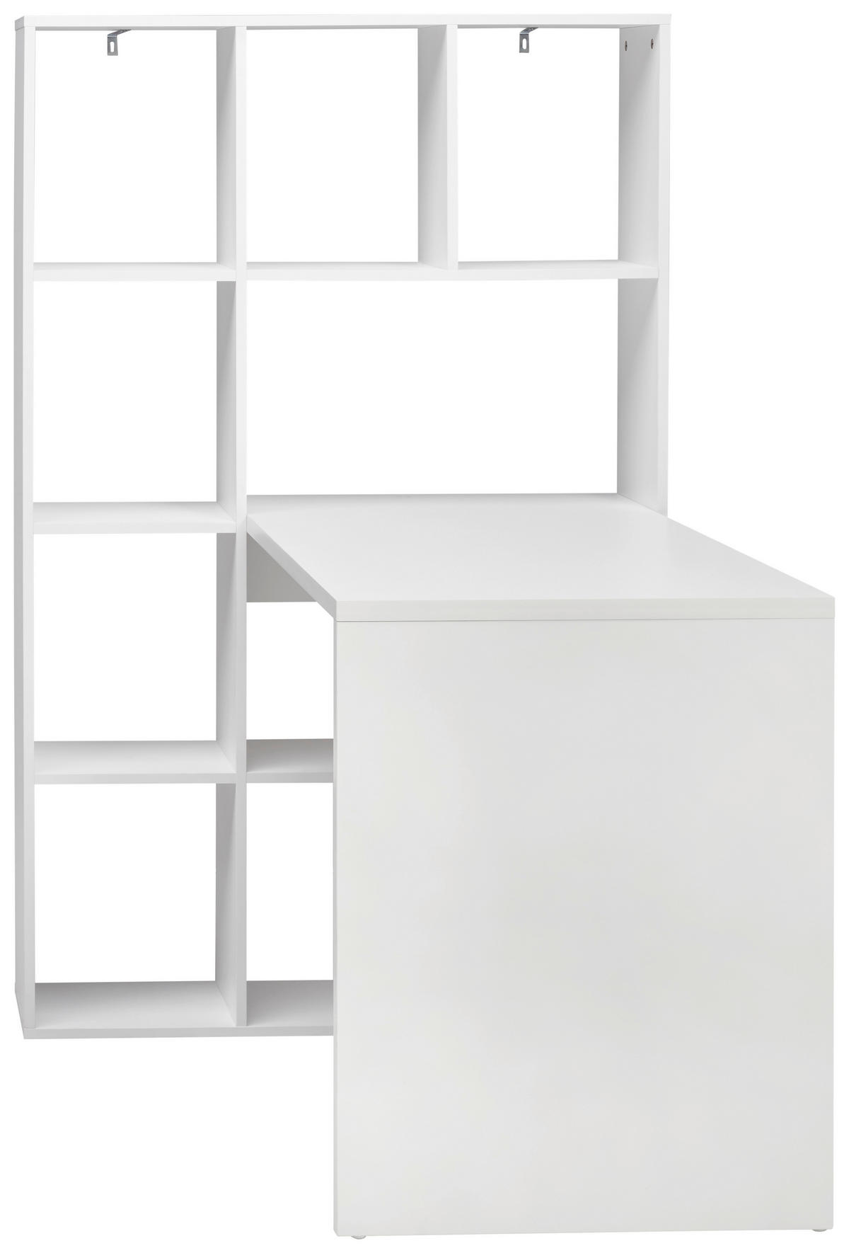 SCHREIBTISCHKOMBINATION Weiß  - Weiß, MODERN, Holzwerkstoff (110/149/94cm) - MID.YOU