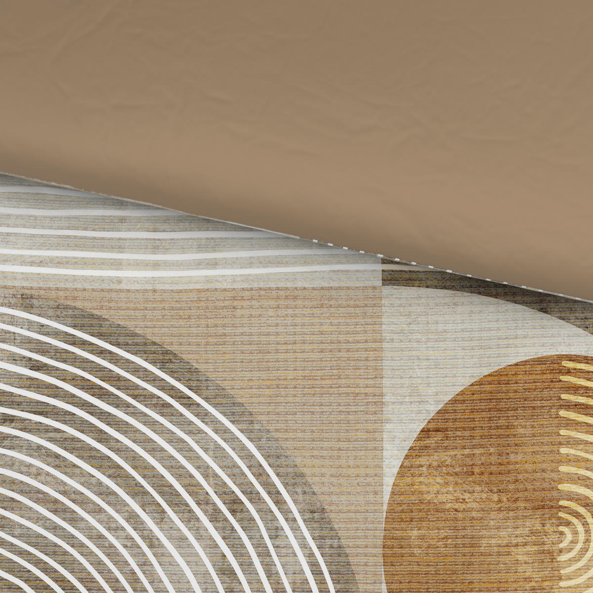 OBOJESTRANSKA POSTELJNINA 200/200 cm saten rjavosiva  - rjavosiva, tekstil (200/200cm) - Esposa