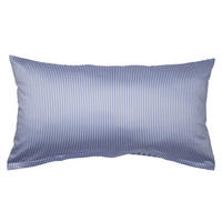 KISSENHÜLLE Giorgio 40/80 cm  - Weiß/Hellblau, KONVENTIONELL, Textil (40/80cm) - Janine