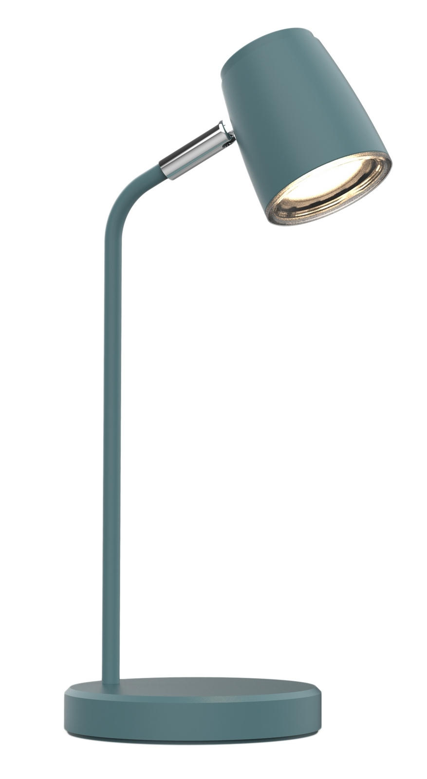 STOLOVÁ LAMPA, 14/14/35 cm - modrá, Basics, kov/plast (14/14/35cm)