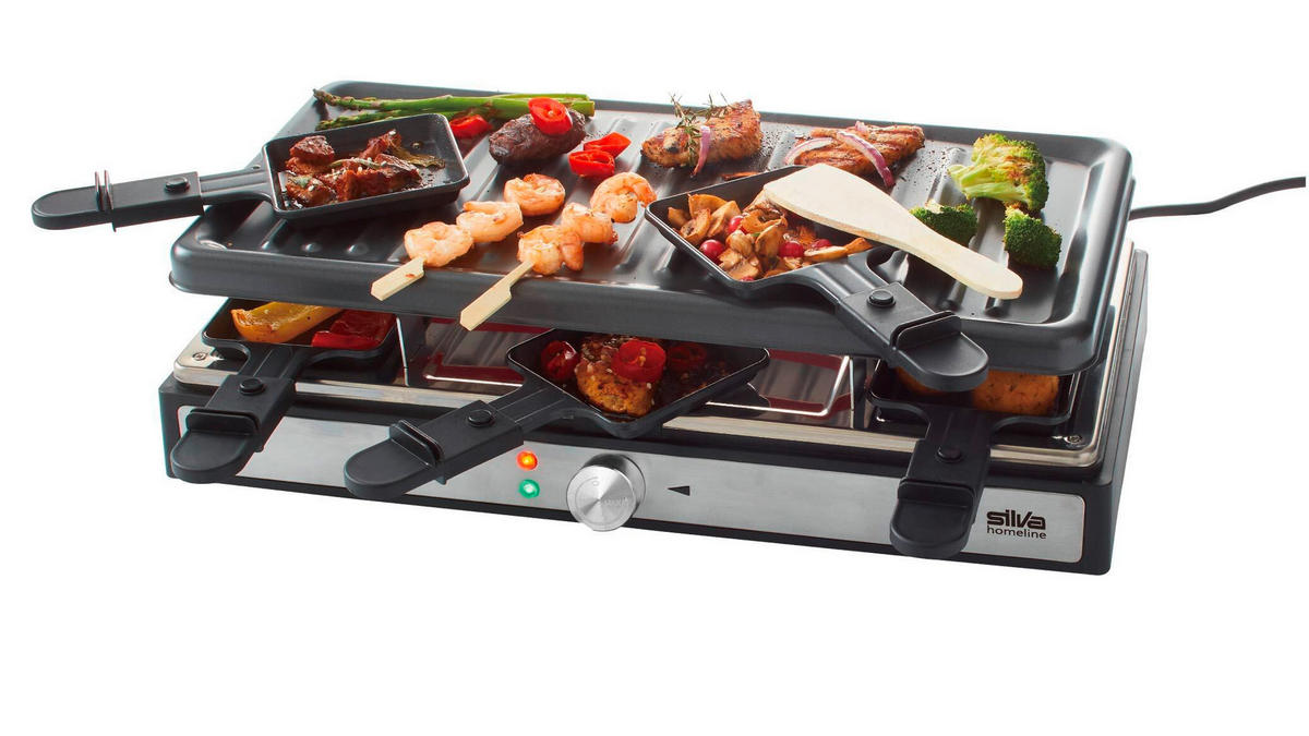 RACLETTE-GRILL  - Schwarz, Basics, Kunststoff (44/12.5/24cm) - Silva Homeline