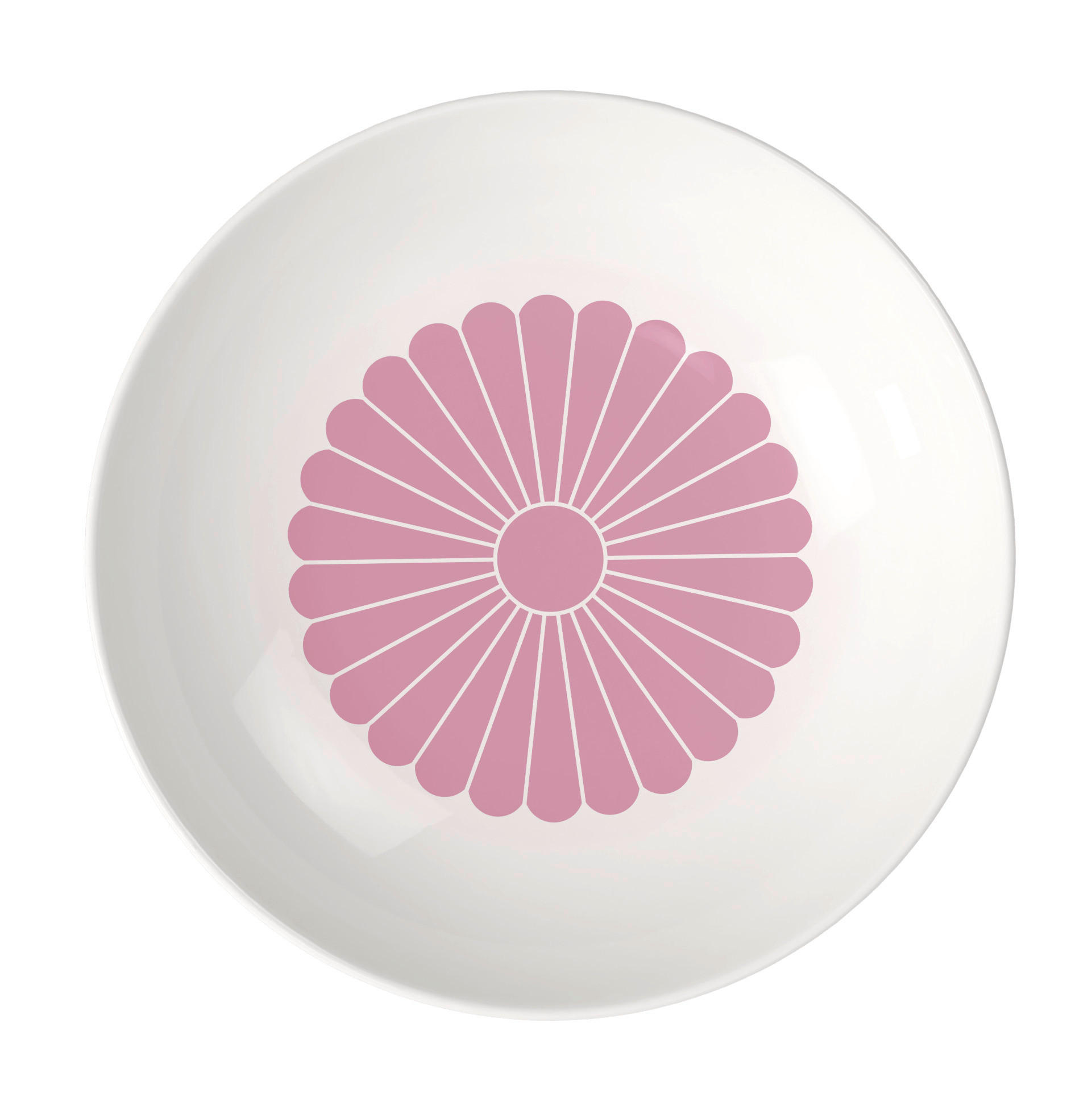 PASTATELLER Fleur Cassis 24/5 cm  - Weiss/Brombeere, Design, Keramik (24/5cm) - Villeroy & Boch