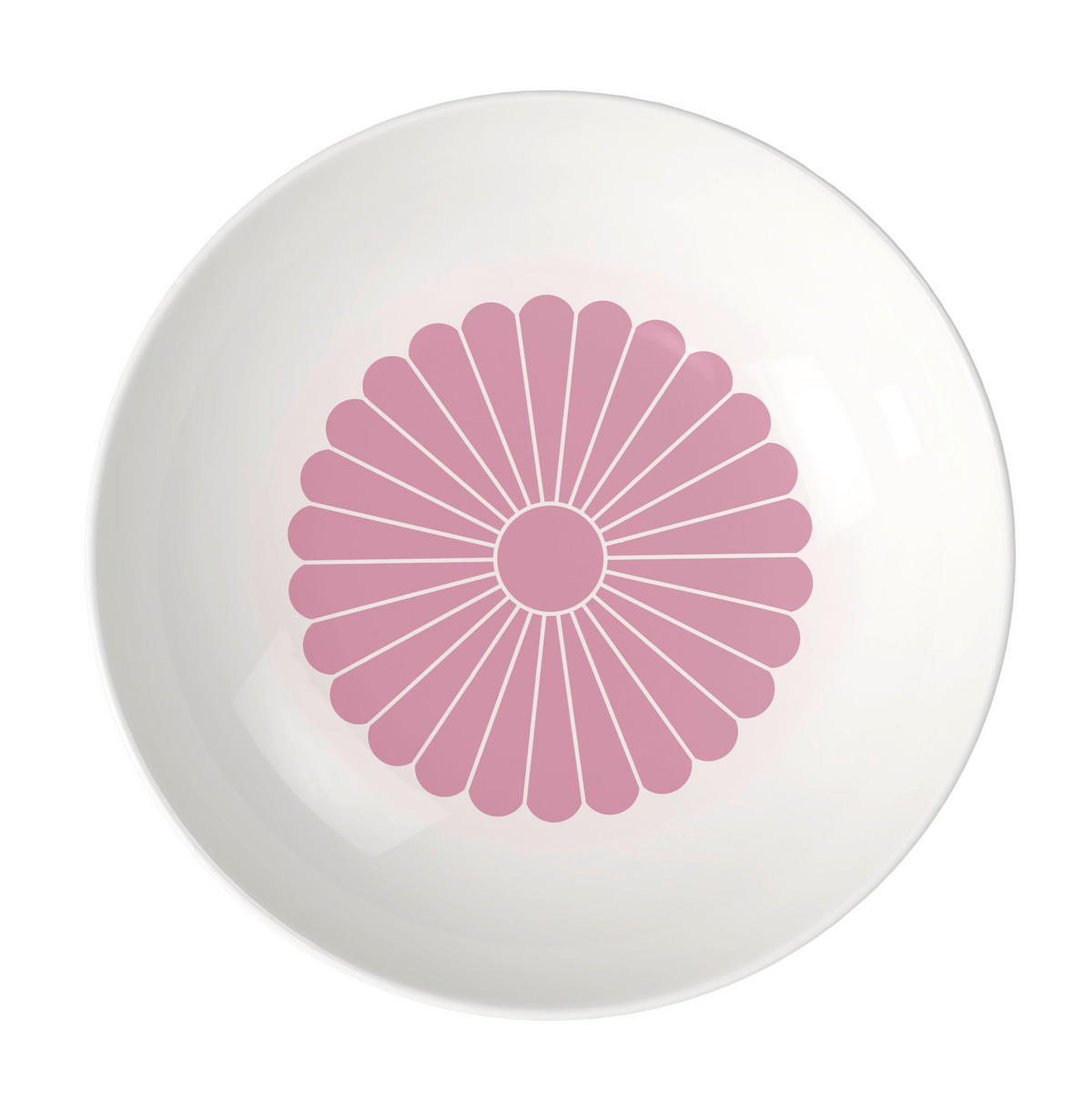 PASTATELLER Fleur Cassis 24/5 cm  - Weiss/Brombeere, Design, Keramik (24/5cm) - Villeroy & Boch