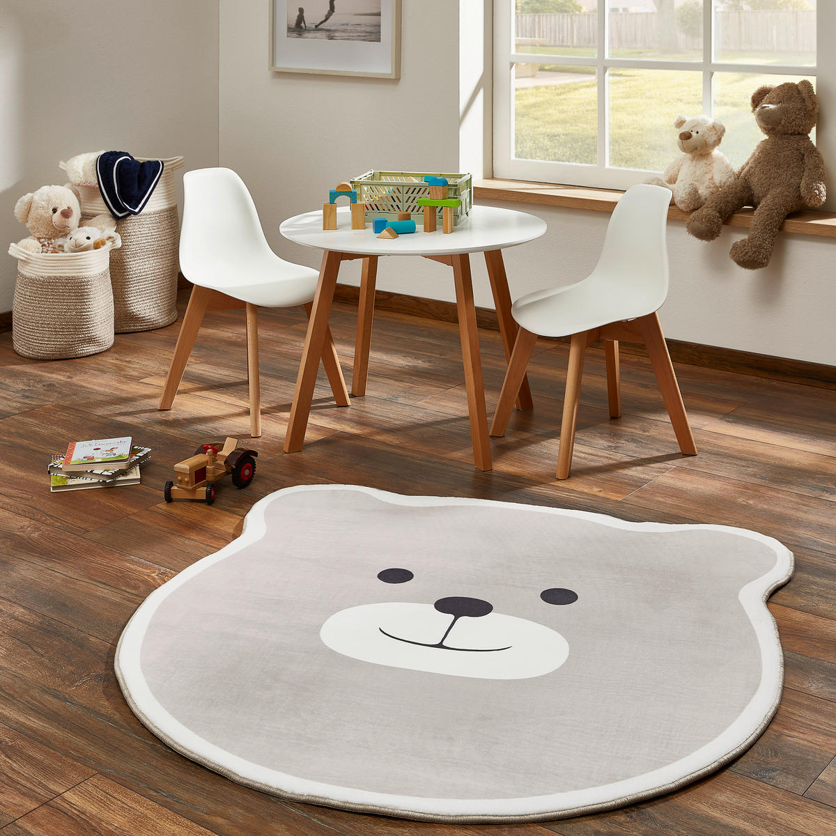 DĚTSKÝ KOBEREC, 100/100 cm, pískové barvy, béžová - pískové barvy/béžová, Trend, textil (100/100cm) - Patinio