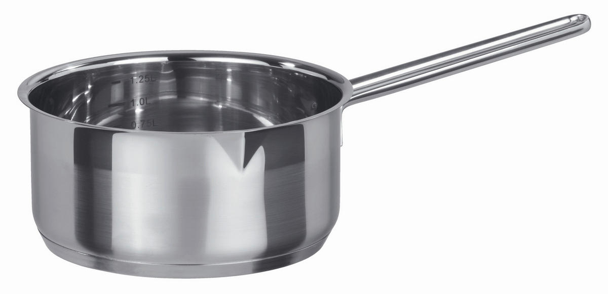 KOCHTOPFSET MIRAGE 5-teilig  - Klar/Edelstahlfarben, Basics, Glas/Metall - GSW
