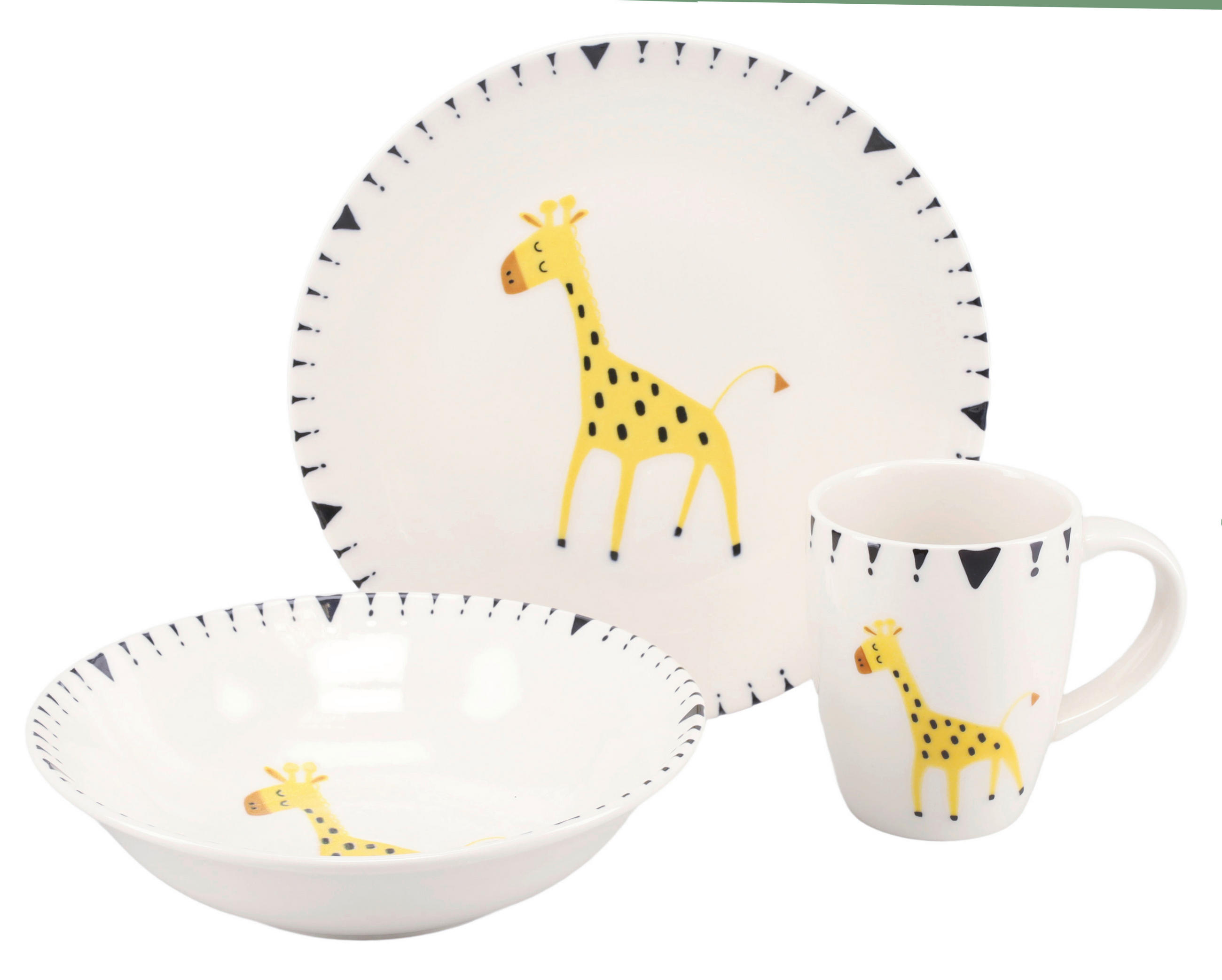 KINDERGESCHIRRSET 3-teilig  - Multicolor, Basics, Keramik - Creatable