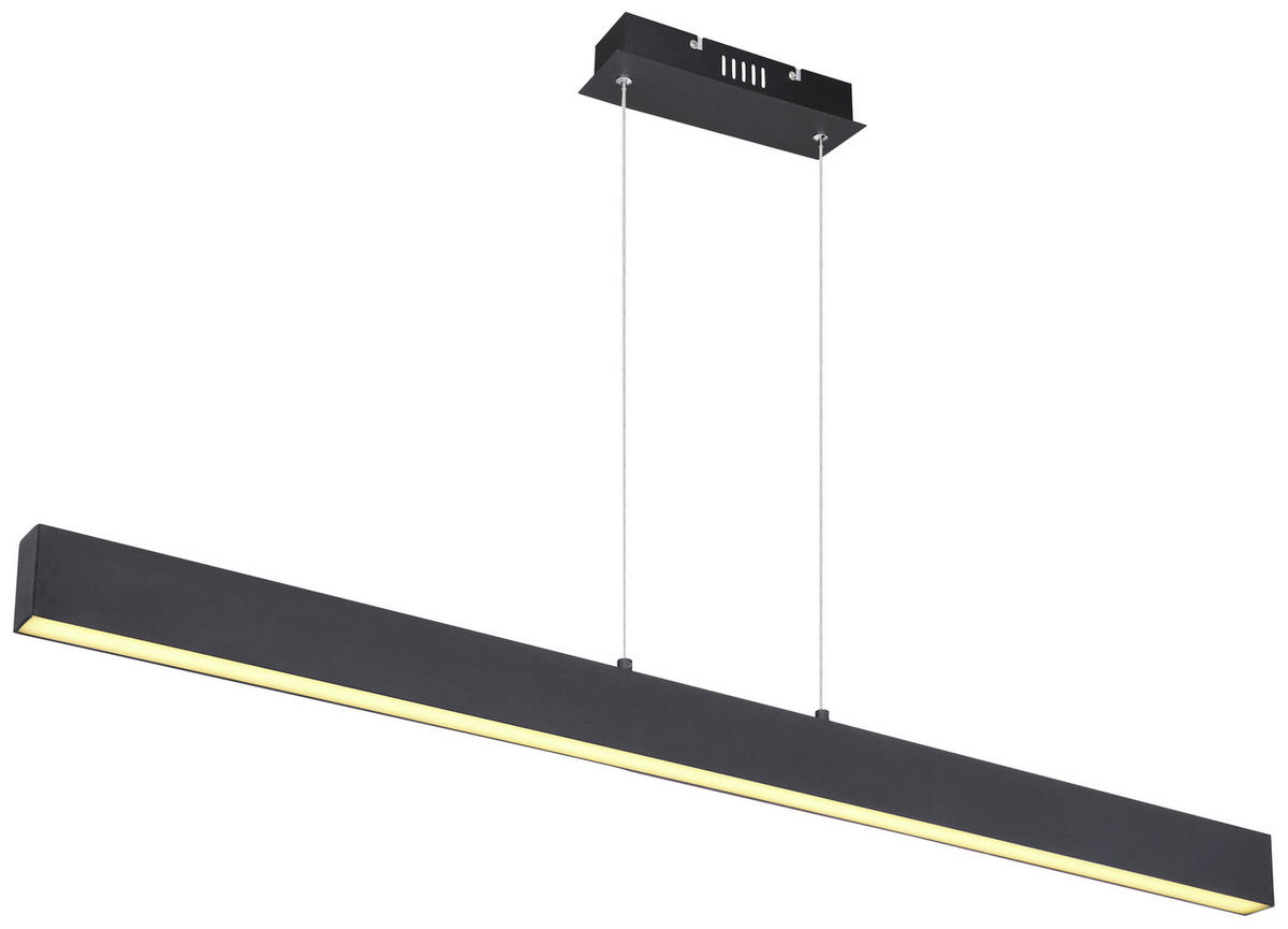 LED SVJETILJKA VISEĆA    121/8/120 cm    VERENA  - bijela/crna, Design, metal/plastika (121/8/120cm) - Globo