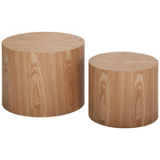 BEISTELLTISCHSET in Eschefarben - Eschefarben, Design, Holz/Holzwerkstoff - Cantus